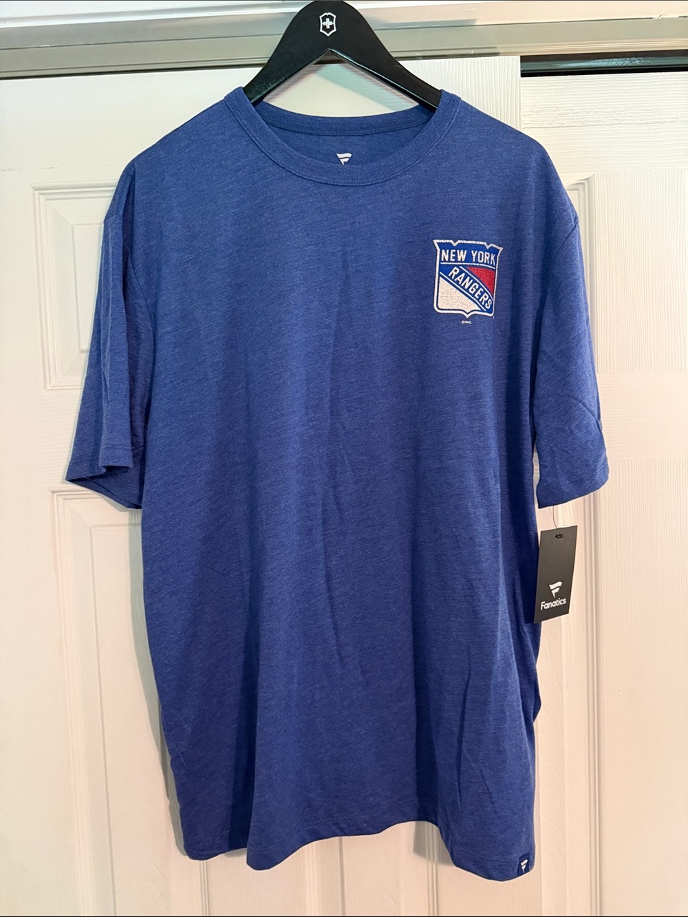 Fanatics Royal Blue New York Rangers Short Sleeve Tee